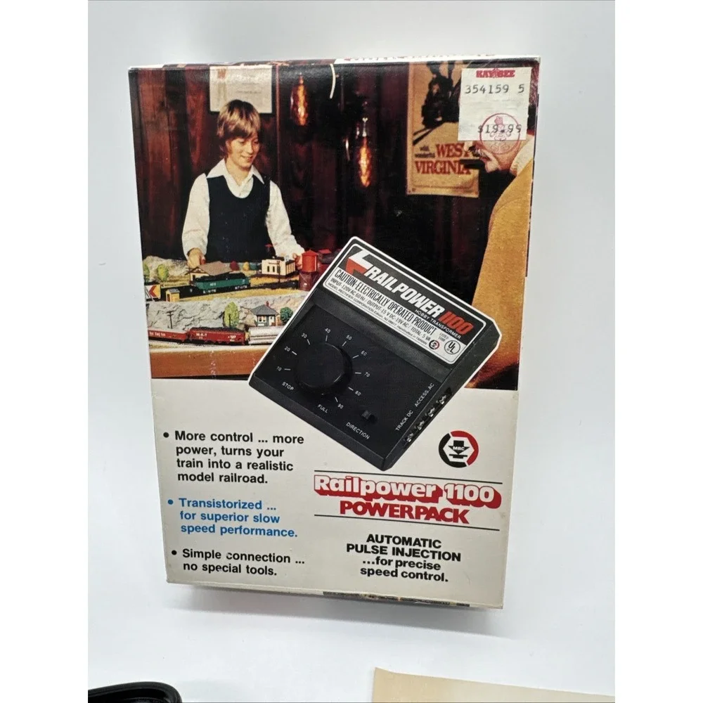 Railpower 1100 Hobby Transformer Powerpack for Model Railroad